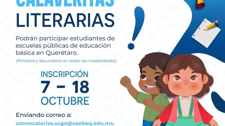 Con Calaveras Literarias, refuerza USEBEQ la comunicación y el lenguaje en los estudiantes