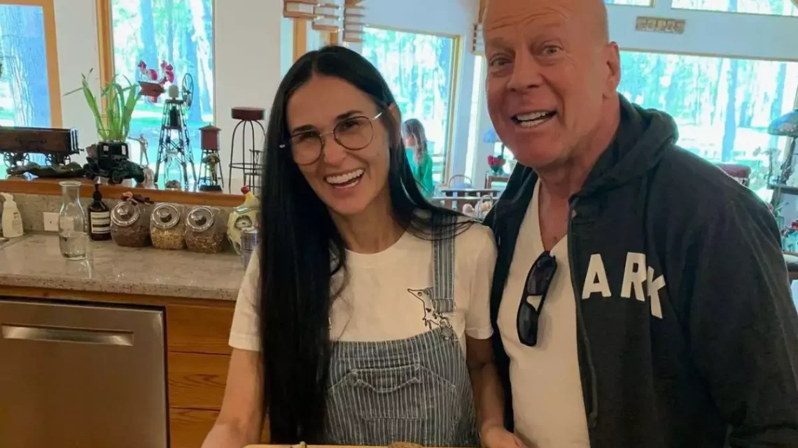 Demi Moore reflexiona sobre la lucha de Bruce Willis contra la demencia frontotemporal