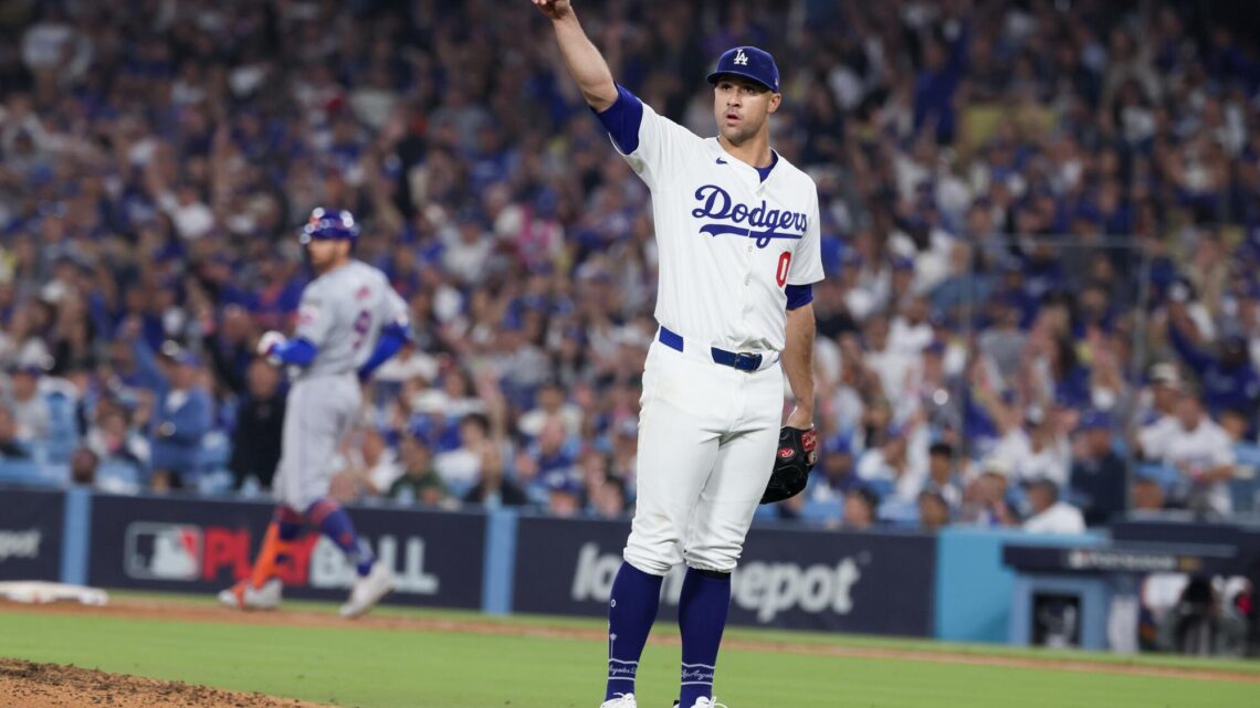 Los Dodgers dan el primer paso al blanquear a los Mets