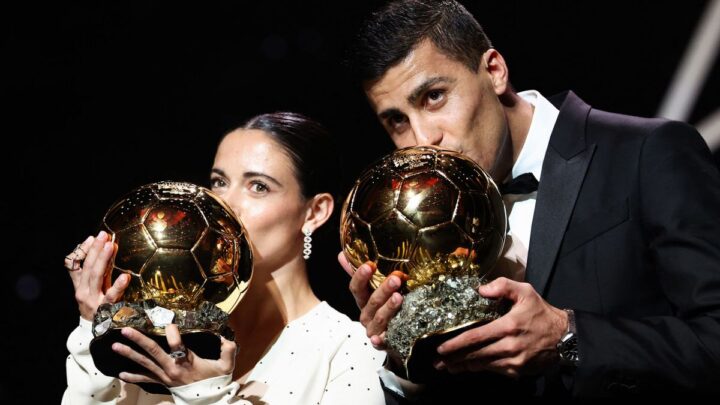 Rodri y Bonmatí se coronan con el Balón de Oro