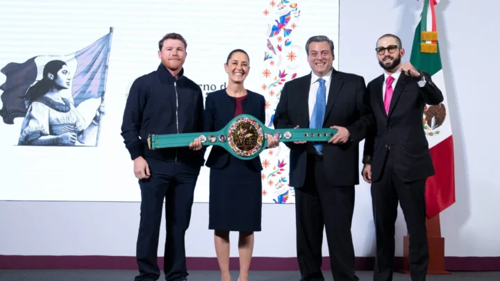 Sheinbaum y Canelo anuncian la “clase de box más grande del mundo”