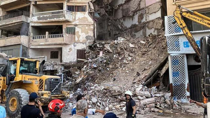 Derrumbe de edificio en El Cairo deja al menos ocho muertos