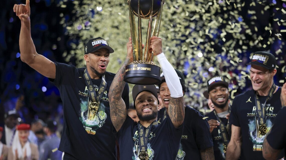 Los Bucks ganan la NBA Cup con una lluvia de triples