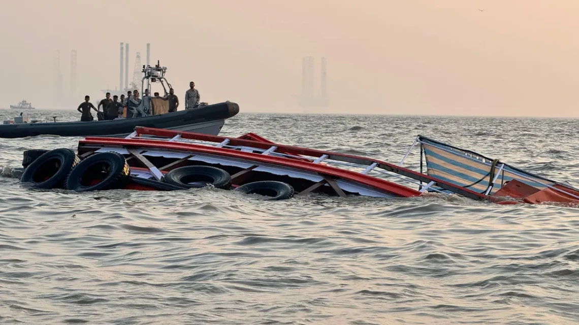 Tragedia en Mumbai: colisión entre lancha rápida y ferry deja 13 muertos
