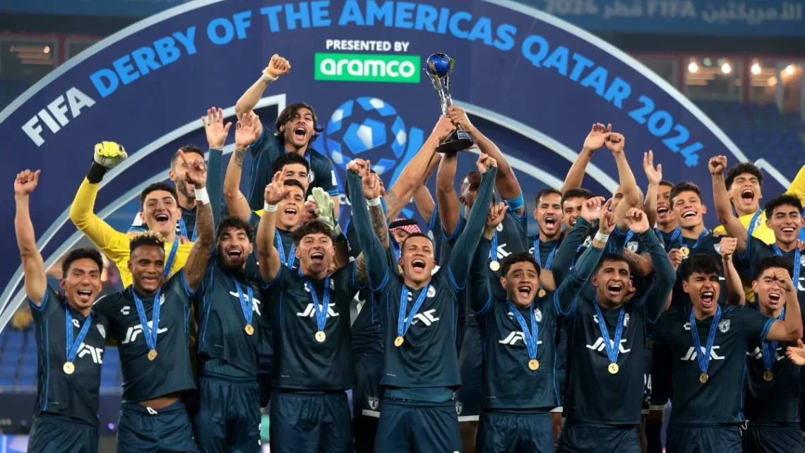 Pachuca humilla al Botafogo en la Copa Intercontinental