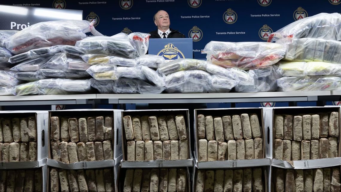 Histórico decomiso de cocaína vinculada al CJNG en Toronto