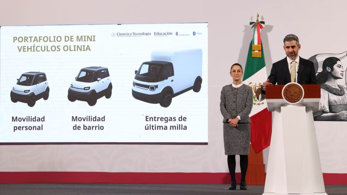 México lanza Olinia, la nueva armadora de autos eléctricos