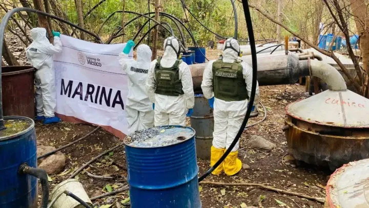 Otro golpe al crimen organizado: desmantelan narcolaboratorio en Sinaloa