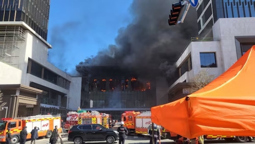 Incendio en obra de Busán, Corea del Sur, deja seis muertos y varios heridos