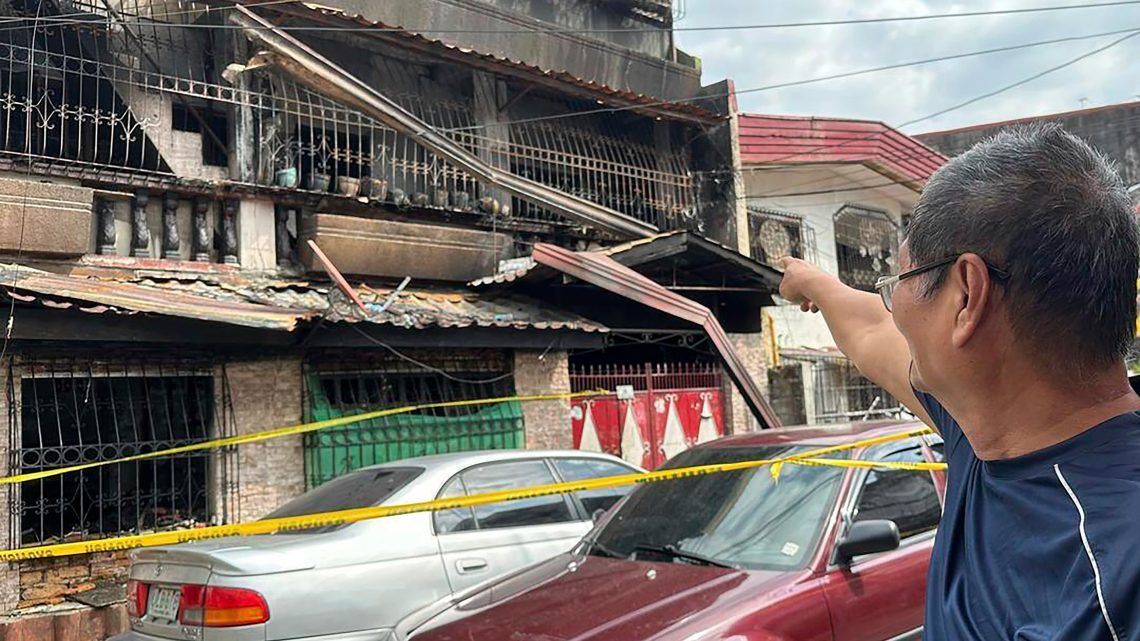 Ocho muertos en un incendio en Filipinas que arrasó un edificio residencial en menos de una hora
