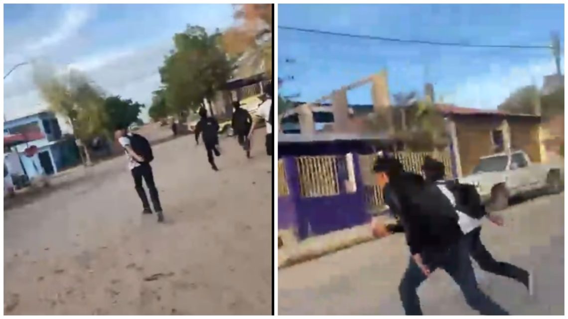 Estudiantes huyen de balacera en Culiacán; video se vuelve viral