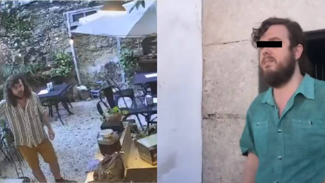 Extranjero agrede a empleada de cafetería en Mérida y la amenaza de muerte
