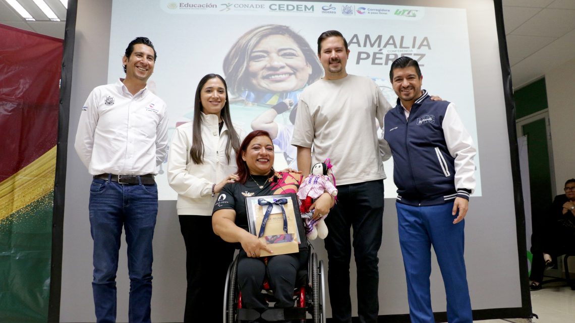 UTC recibe a la multimedallista paralímpica Amalia Pérez