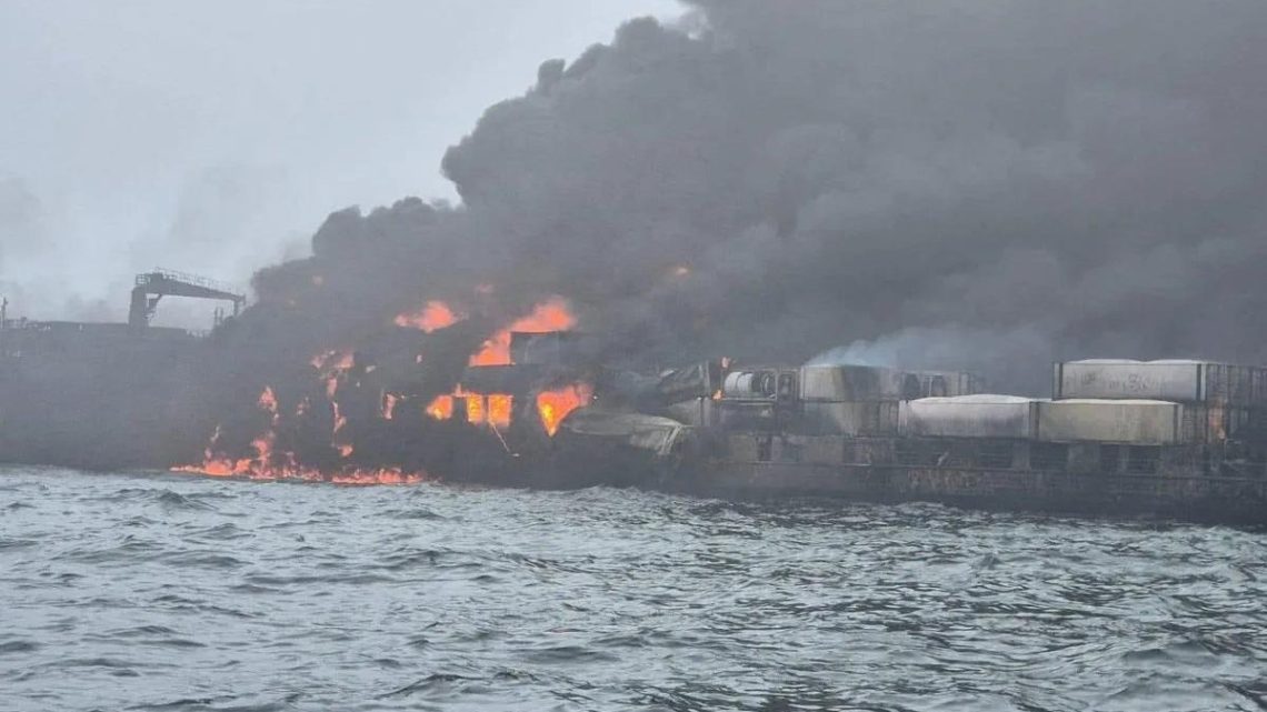 Choque de petrolero y carguero en el Mar del Norte genera alerta ambiental