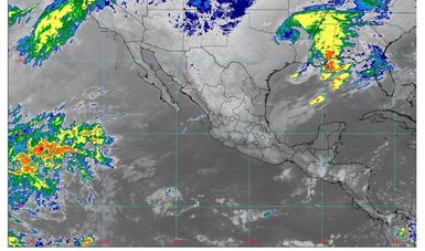 La entrada del frente frío número 36 y la salida del 35, ocasionarán fuertes vientos y regulación en las altas temperaturas de la República Mexicana 