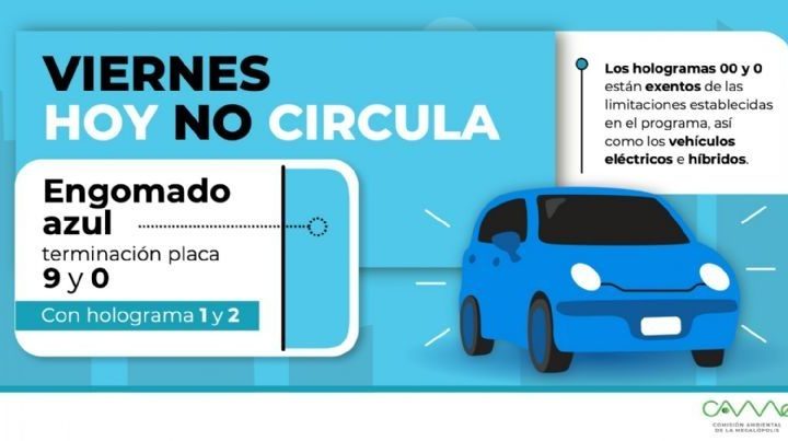 Viernes 11 de abril 2025 HOY NO CIRCULA: Autos que descansan en CDMX y Edomex