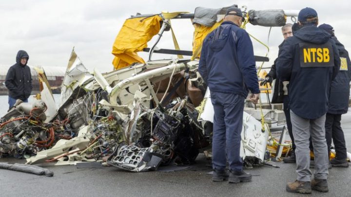 El helicóptero que al estrellarse el pasado jueves en el Río Hudson provocó la muerte de 6 personas no contaba con sistemas de grabación, según autoridades