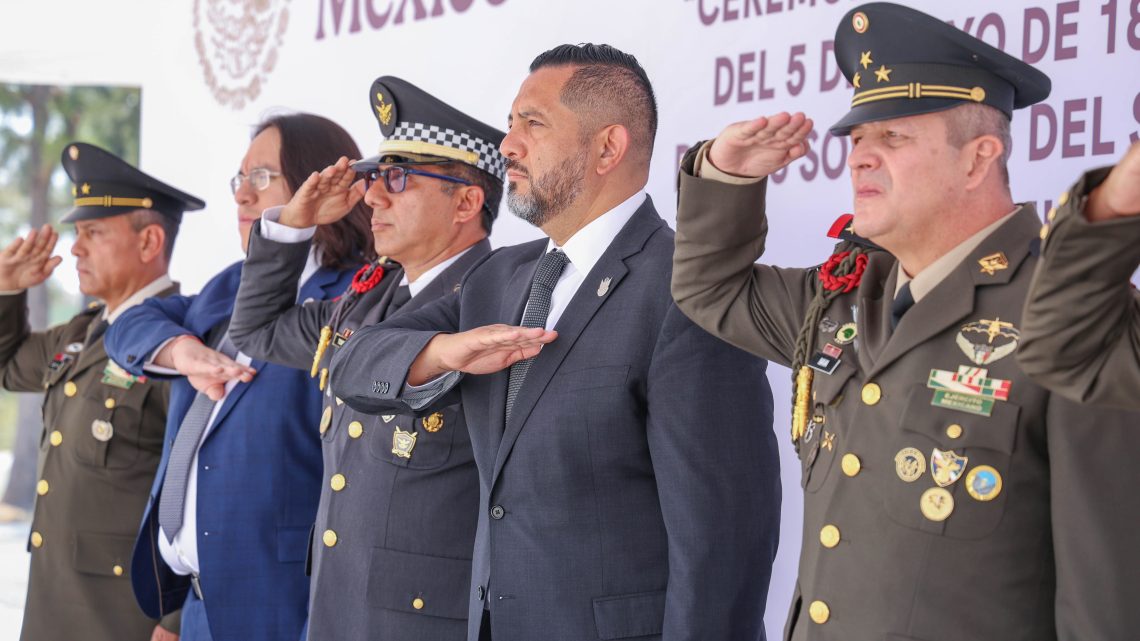 Autoridades conmemoran aniversario de la Batalla de Puebla con toma de protesta de jóvenes del SMN