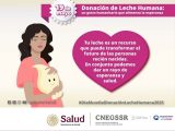 Se adhiere SESA a la conmemoración del Día Mundial de la Donación de Leche Materna