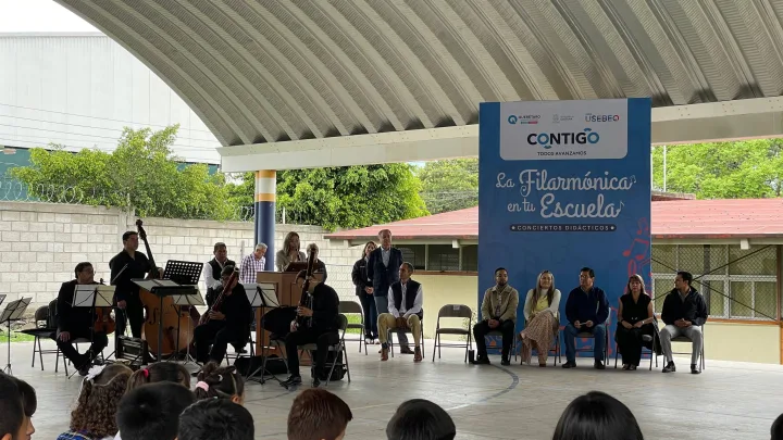 Lleva la OFEQ su música a las escuelas de Querétaro