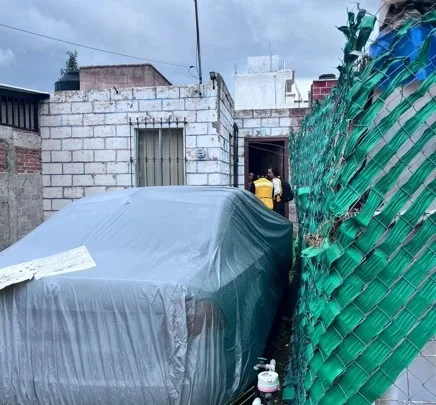 Secretaría de Salud apoya en colonias afectadas por lluvias en el municipio de Querétaro