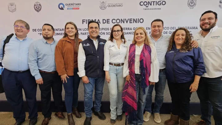 Firman convenios para impulsar la participación social en la Sierra Gorda