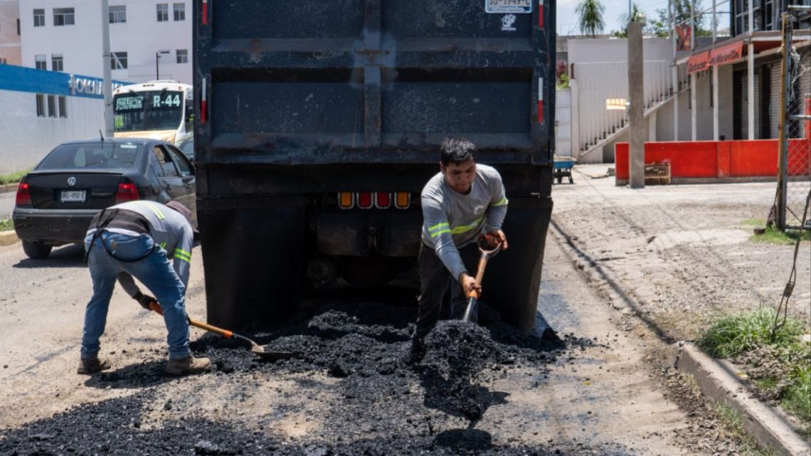 *San Juan del Río ha aplicado más de 14 mil metros cúbicos de material en labores de bacheo*