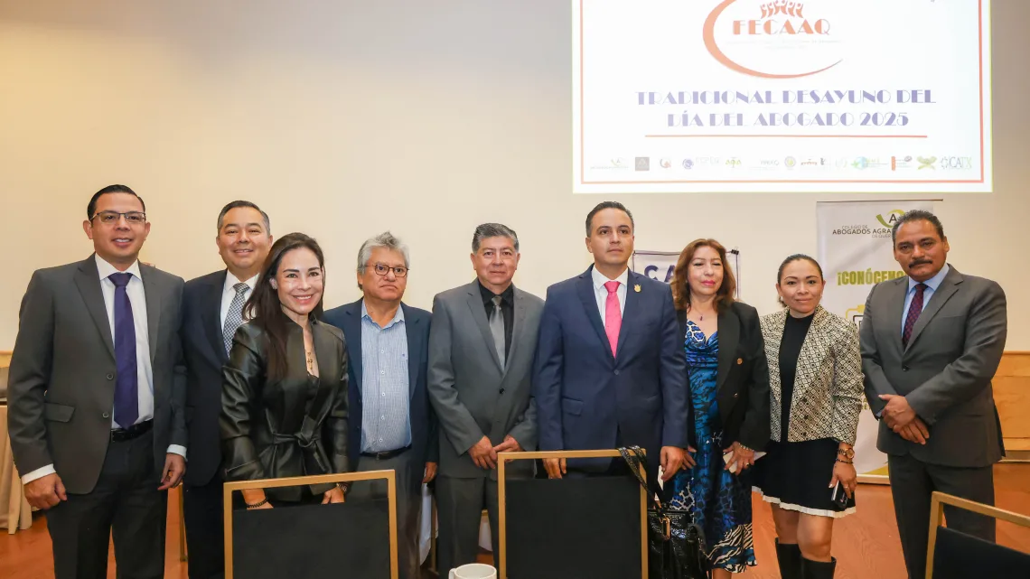 Destaca Secretario de Gobierno labor de la Federación de Colegios y Asociaciones de Abogados