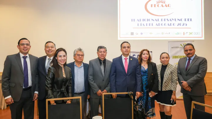 Destaca Secretario de Gobierno labor de la Federación de Colegios y Asociaciones de Abogados