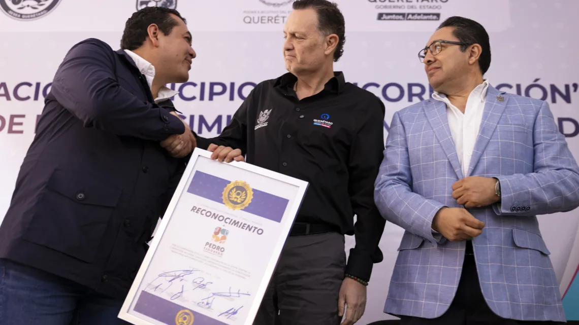 Reconoce Gobernador al municipio de Pedro Escobedo por fortalecer su sistema anticorrupción