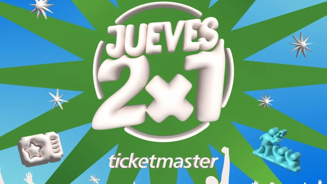 Todos los jueves son de dos boletos al precio de uno en Ticketmaster; a continuación todos los eventos participantes