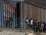 Esta semana comenzó a construirse una nueva barrera secundaria en el desierto del sur de Nuevo México