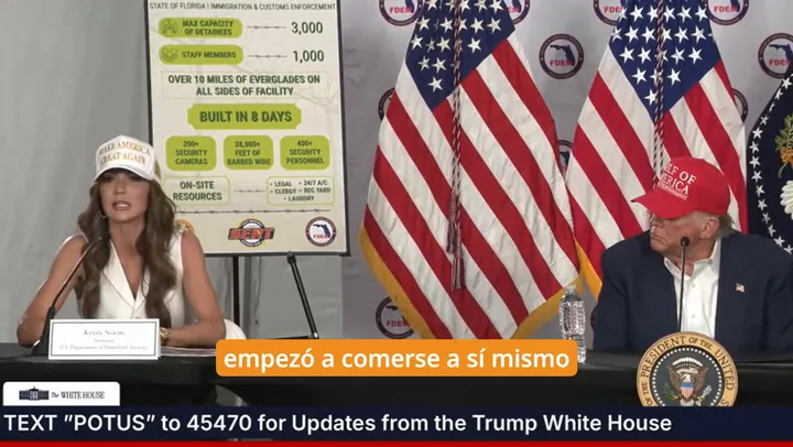 El hecho fue presentado como ejemplo del tipo de personas que, según las autoridades, deben ser retiradas del país bajo las nuevas directrices migratorias implementadas por la actual administración