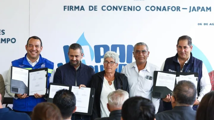 JAPAM y CONAFOR firman convenio en favor del medio ambiente y el agua