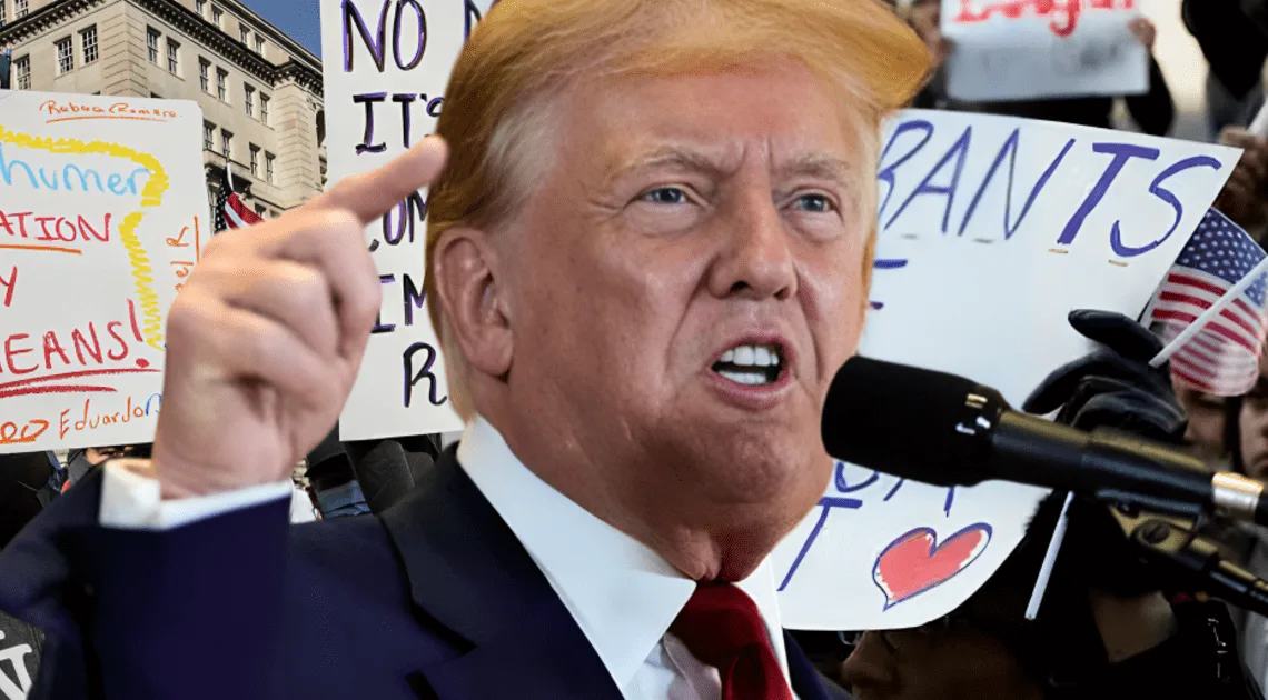 El republicano Donald Trump se refirió así a los migrantes después de preguntarle por el impacto de las deportaciones en la economía estadounidense