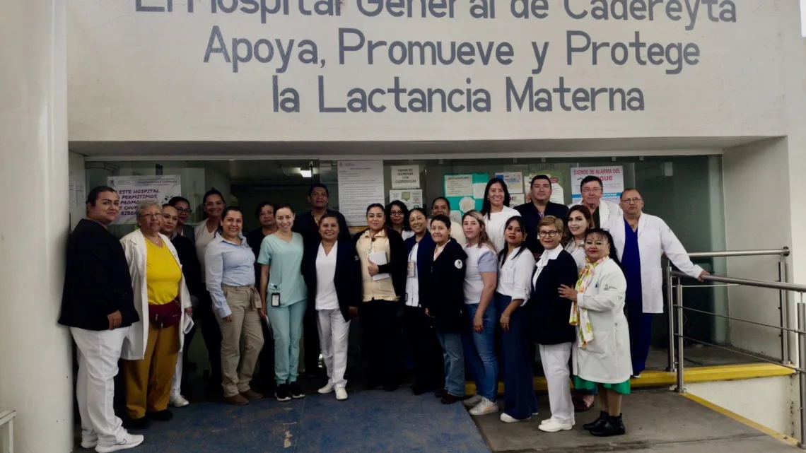 Inaugura SESA la Semana Mundial de Lactancia Materna en Cadereyta