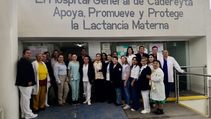 Inaugura SESA la Semana Mundial de Lactancia Materna en Cadereyta