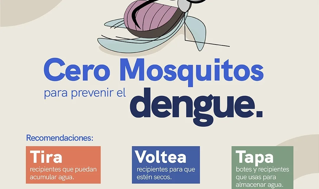 Llama Secretaría de Salud a la prevención para combatir el dengue