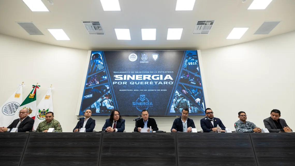 Instituciones de seguridad fortalecen coordinación a través de Sinergia por Querétaro