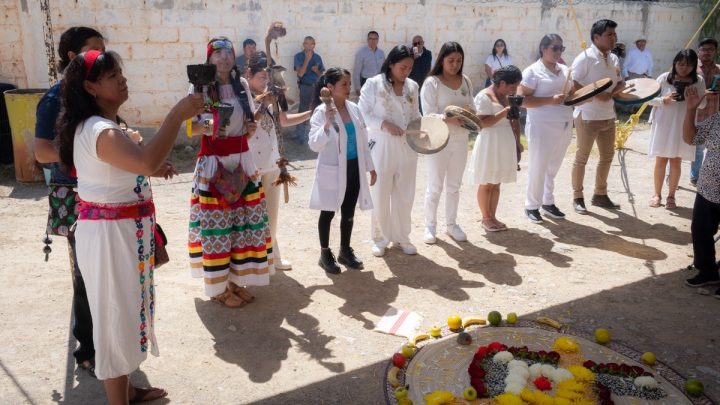 Inaugura SESA Temazcal en el Centro de Salud Tolimán
