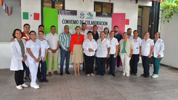 Signa SESA convenios de colaboración de servicios de salud con el municipio de Landa de Matamoros