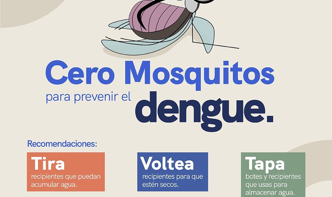 La suma de esfuerzos de la población es fundamental para la prevención y control del dengue
