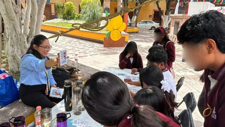 Realiza SESA Concientización del Cáncer Infantil en Pinal de Amoles