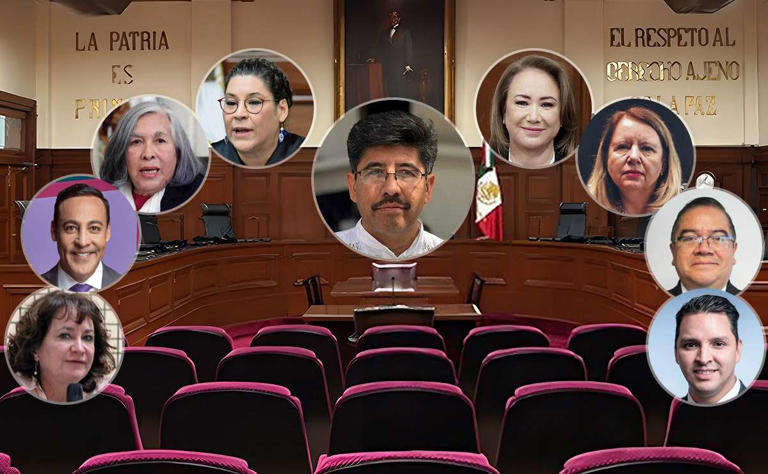 A partir de hoy, estos nueve ministros electos integrarán el pleno del máximo tribunal del país