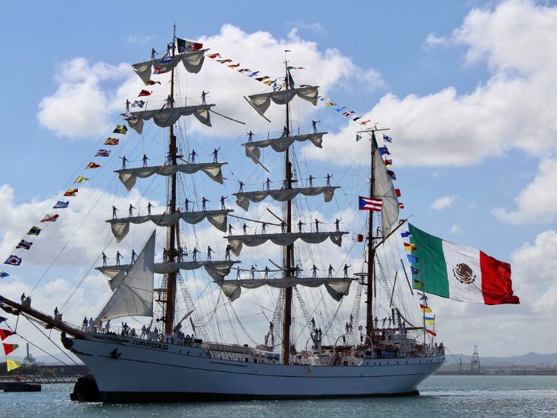 Luego del incidente, en el que fallecieron dos tripulantes, el Buque Cuauhtémoc fue reparado por un equipo de astilleros especializados