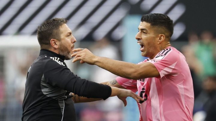 Un escupitajo de Luis Suárez empaña la victoria de los Seattle Sounders ante el Inter Miami