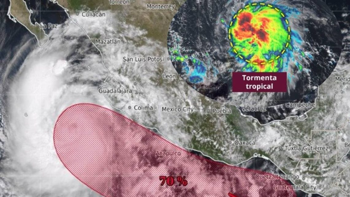 El NHC emitió alertas oficiales tras confirmarse la formación de la tormenta tropical Jerry en el Atlántico tropical central