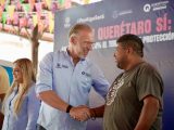 Entrega Marco Del Prete camiones recolectores en Pinal de Amoles