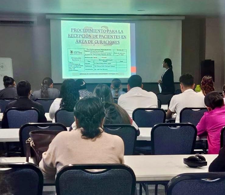 Reciben capacitación profesionales de Enfermería de la Jurisdicción No. 1