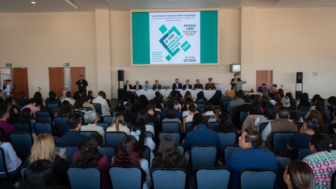 Inaugura Secretaría de Salud Foro Estatal de Investigación en Salud